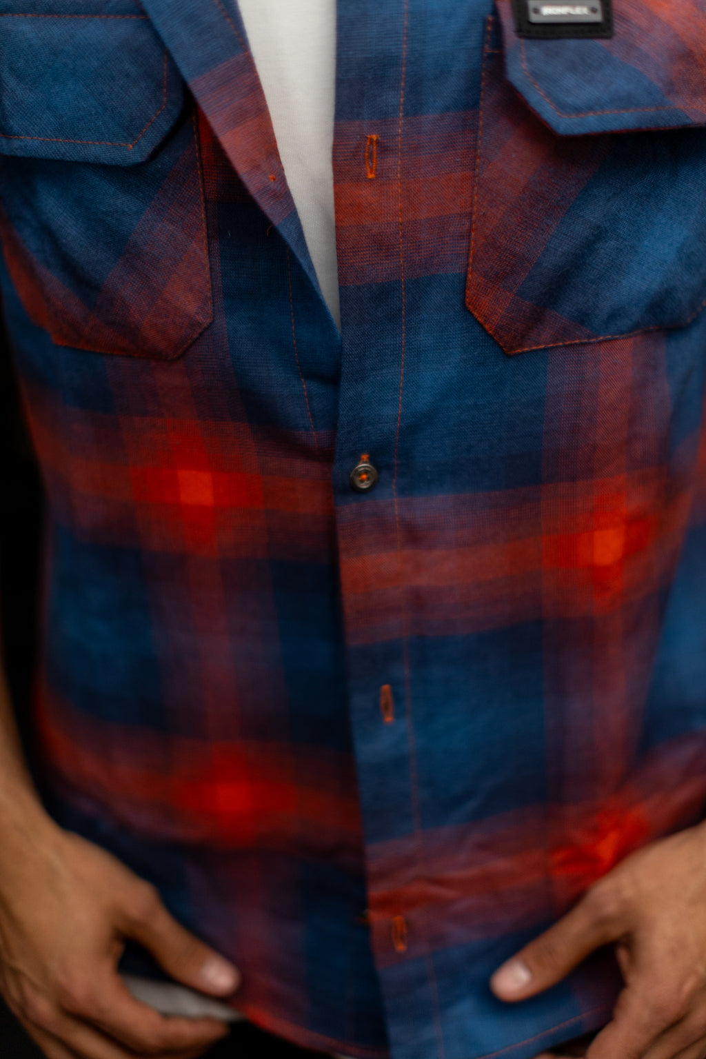Vintage flame flannel pump cover _ IronFlex®
