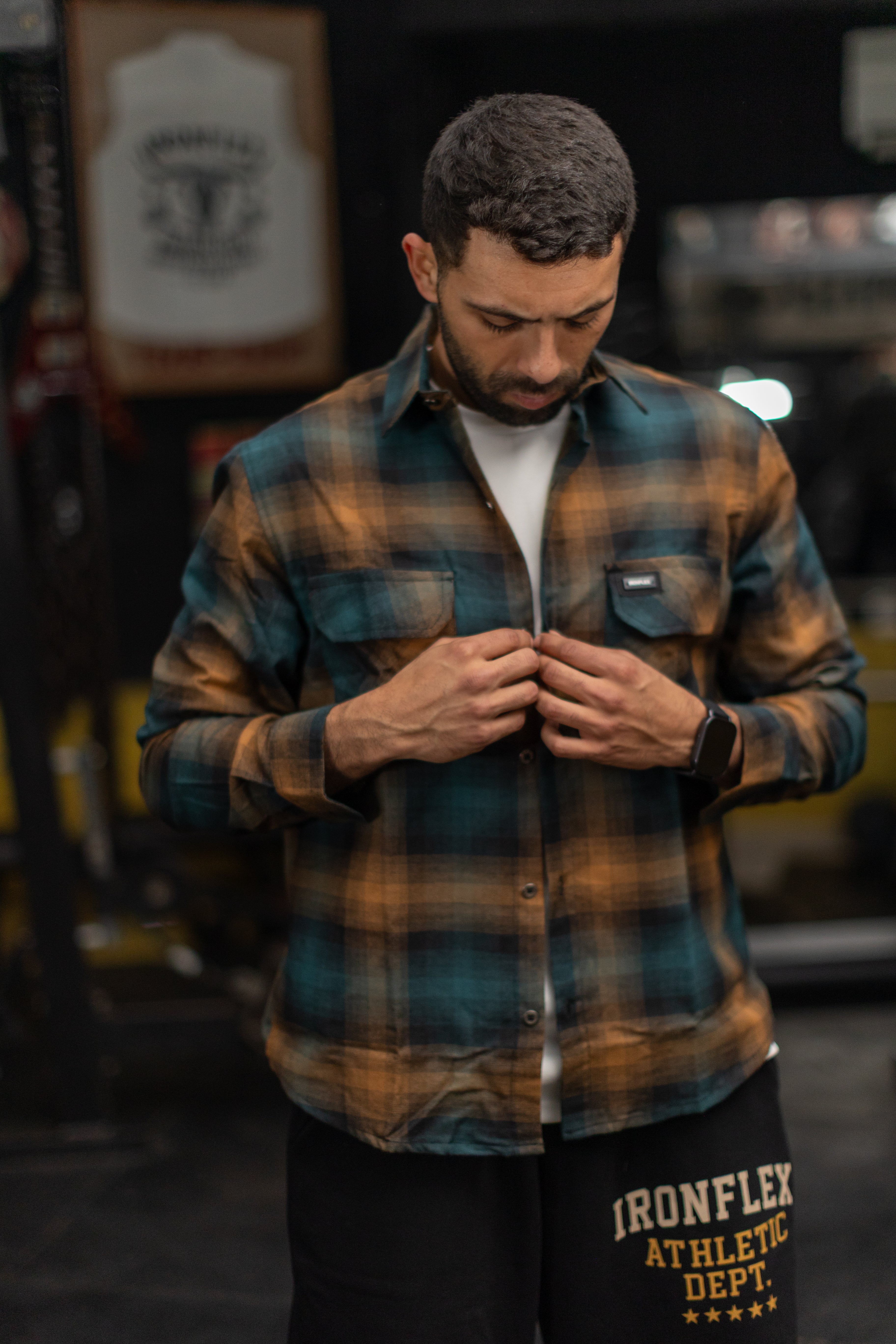 Bronze forest flannel pump cover_ IronFlex®