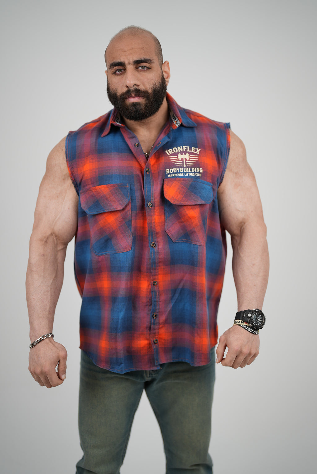 Vintage flame 2.0 Edition sleeveless Flannel