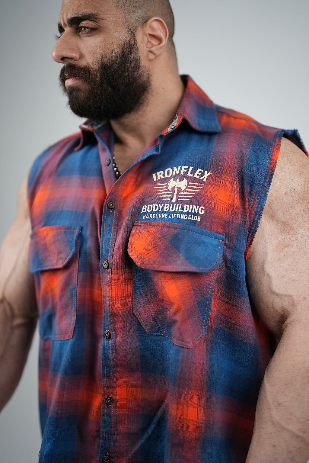 Vintage flame 2.0 Edition sleeveless Flannel