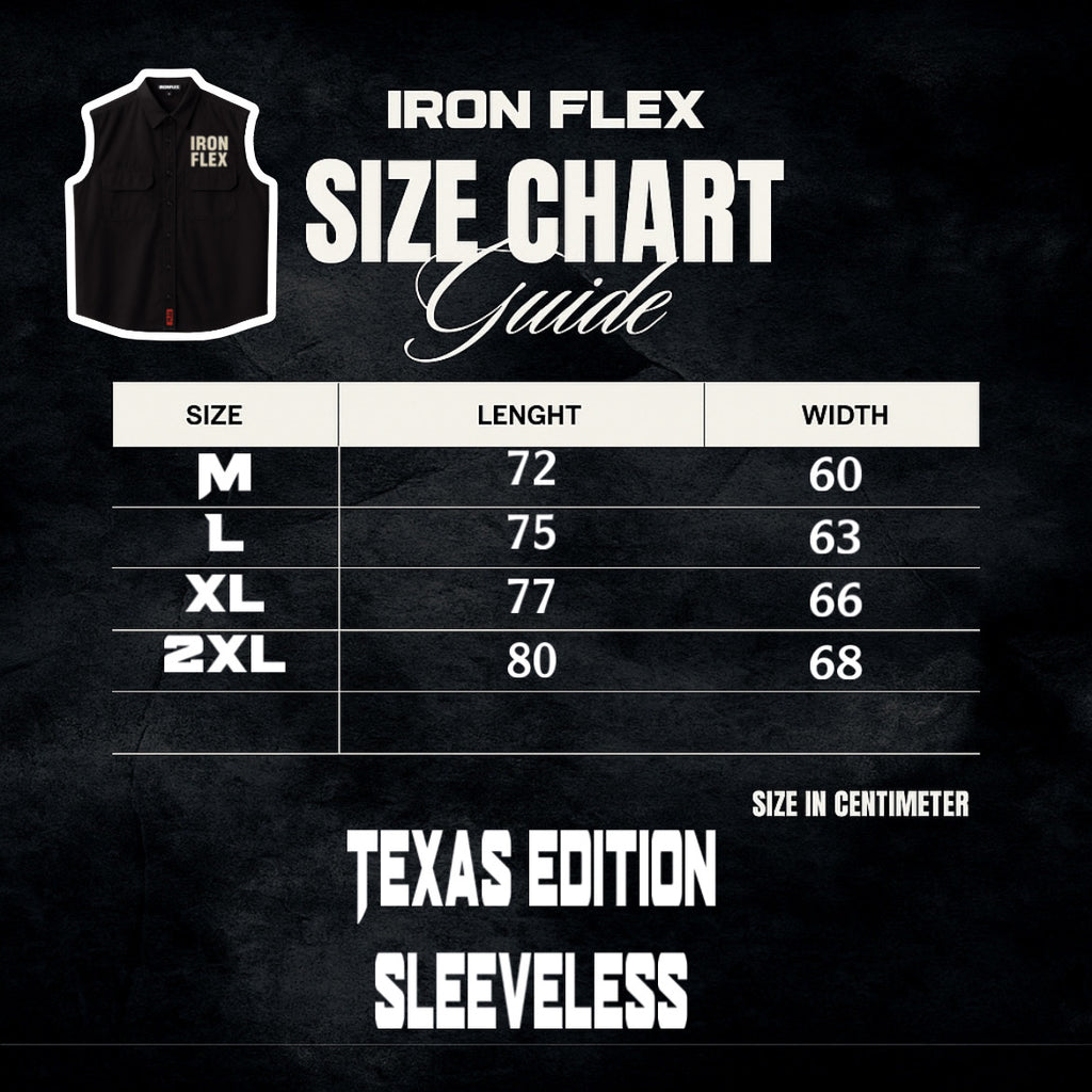 Black Texas Edition Ironflex sleeveless