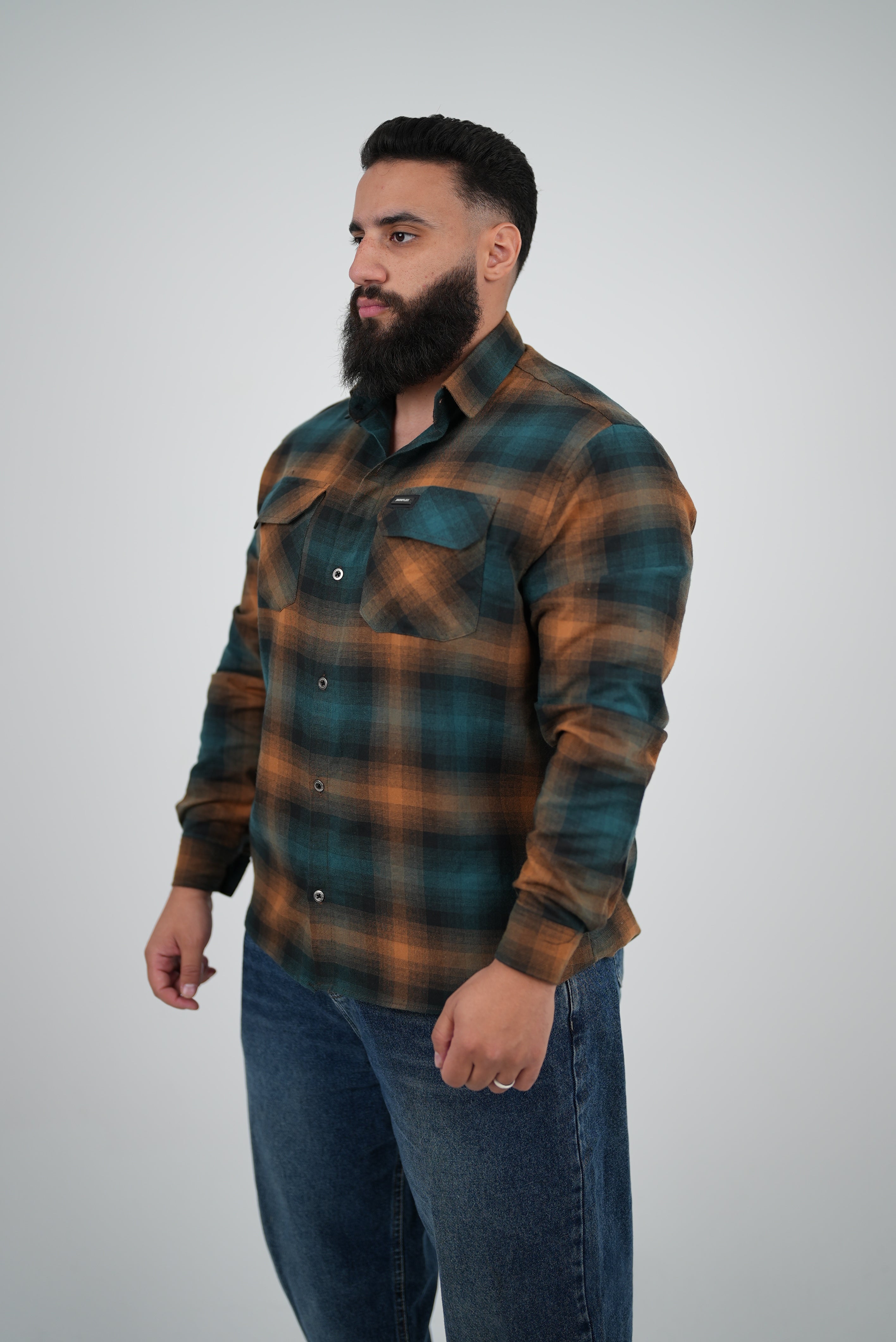 Bronze forest flannel pump cover_ IronFlex®