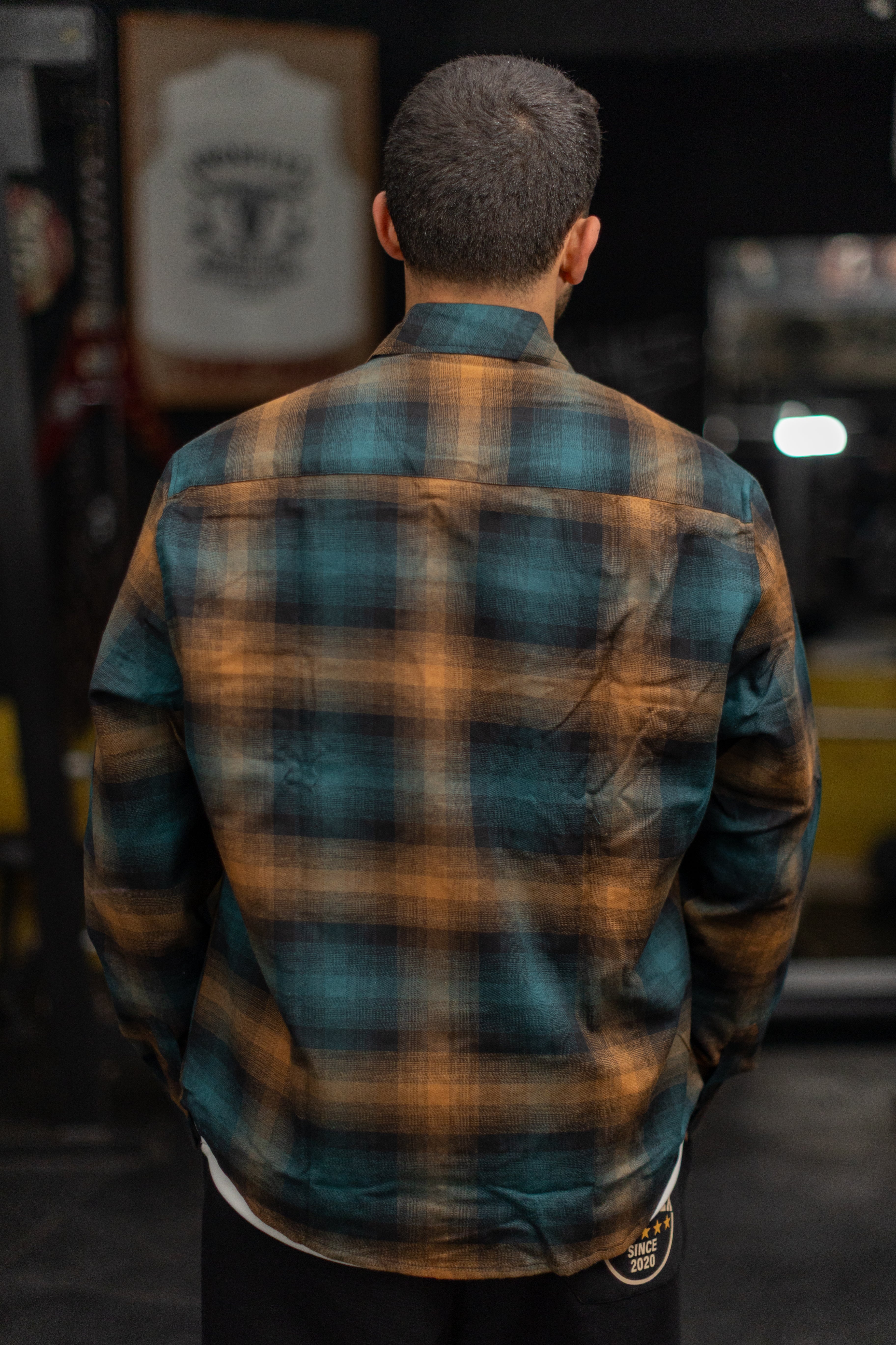 Bronze forest flannel pump cover_ IronFlex®