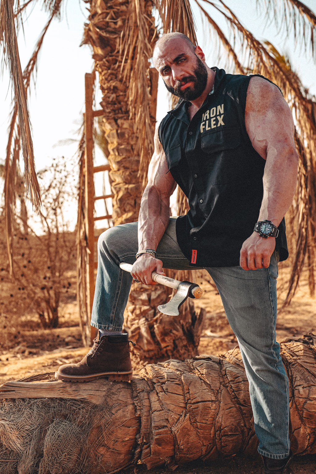 Black Texas Edition Ironflex sleeveless