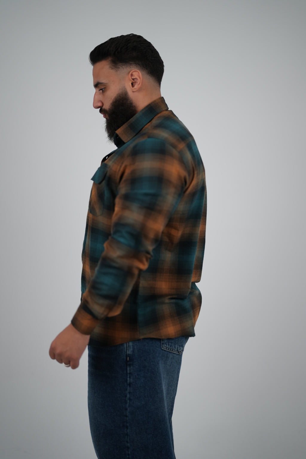 Bronze forest flannel pump cover_ IronFlex®