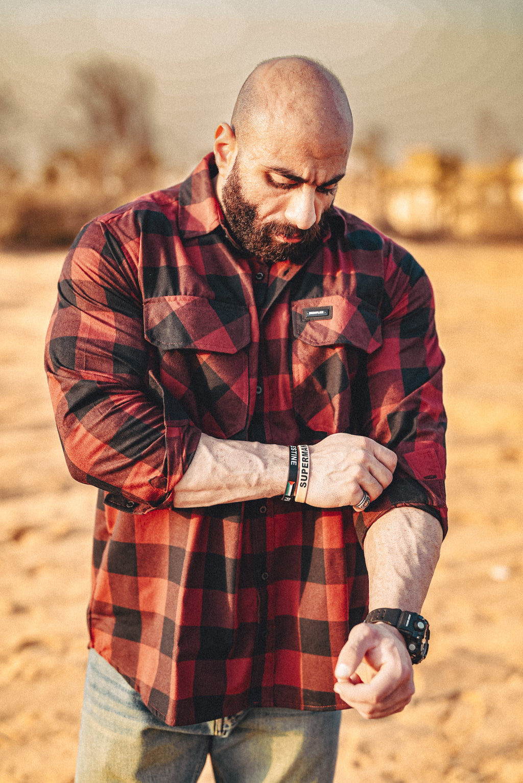 lumberjack flannel pump cover_ IronFlex®