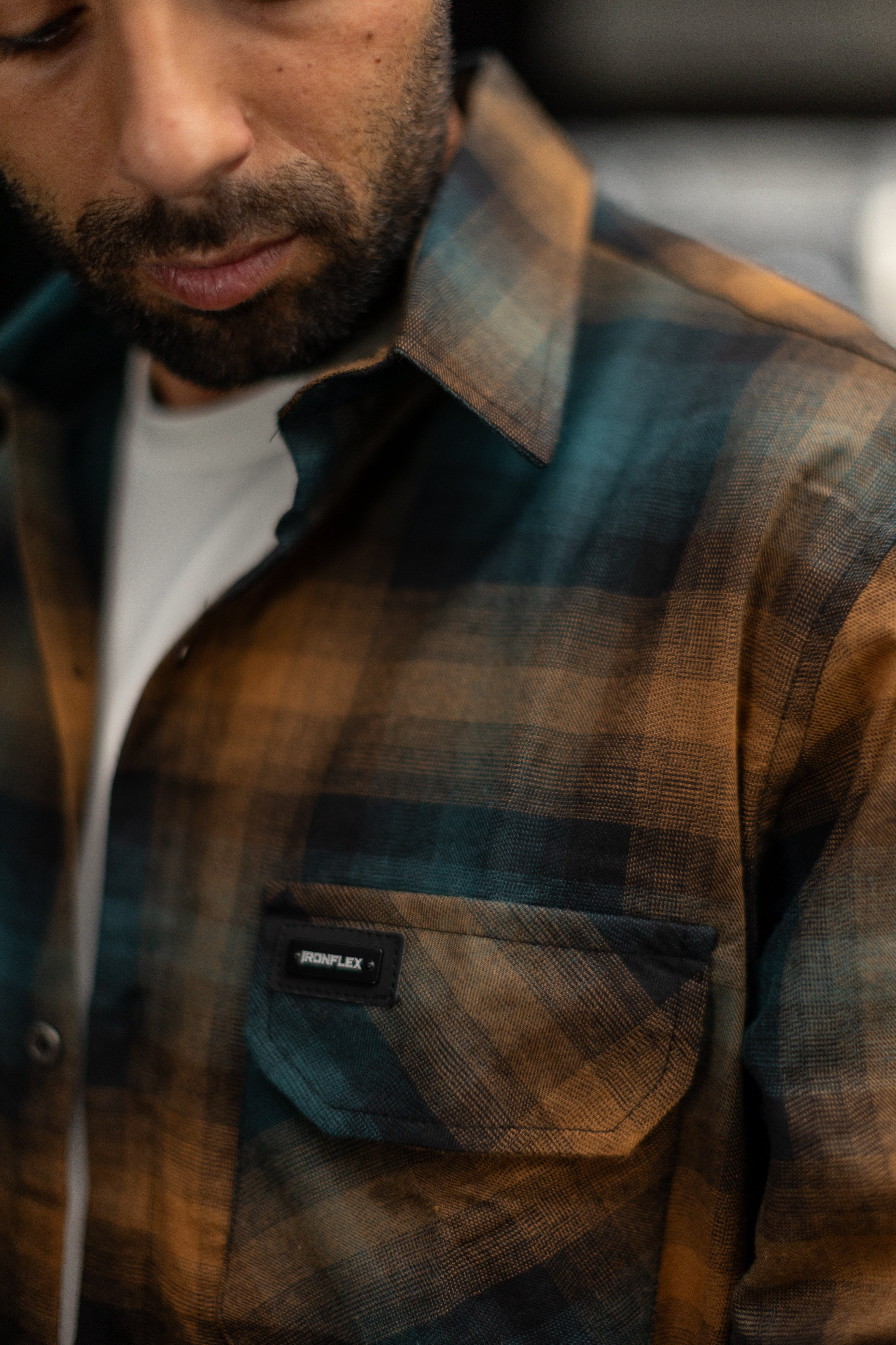 Bronze forest flannel pump cover_ IronFlex®