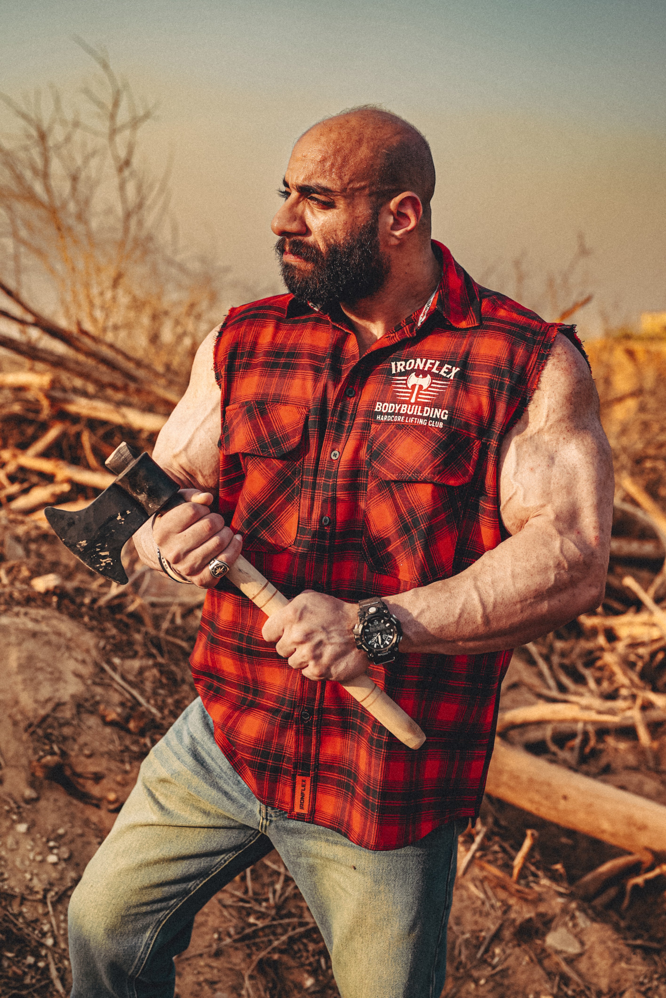 Bloodfire Edition Sleeveless flannel