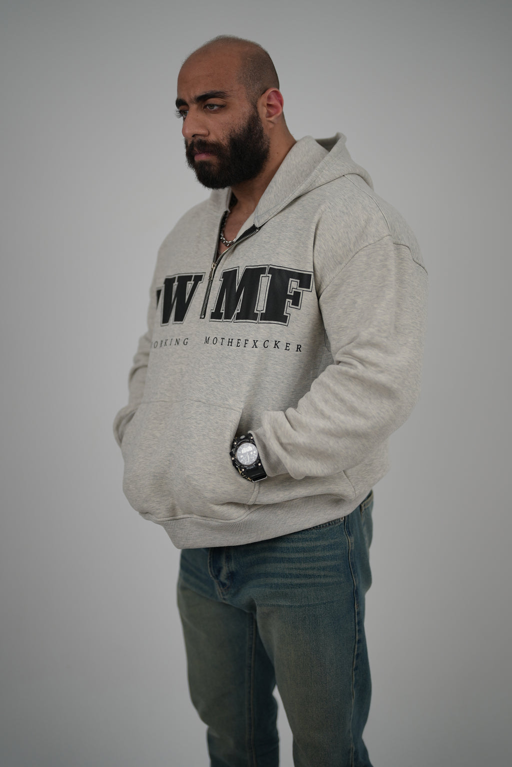 Hardworking Quarter Zipper Hoodie – HWMF Edition