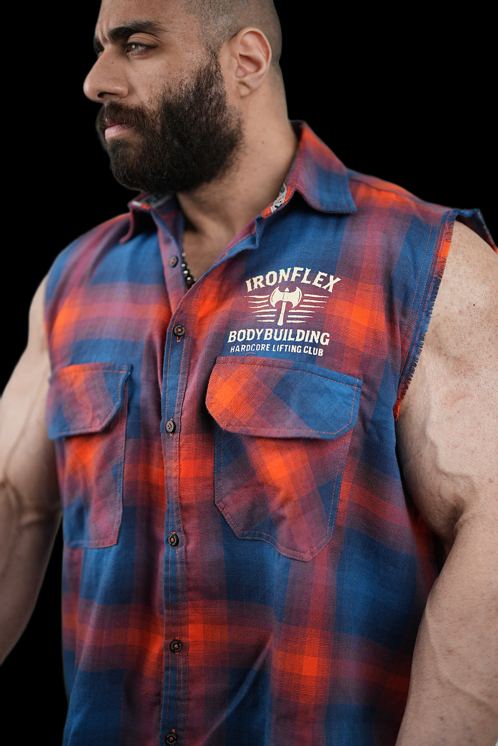 Vintage flame 2.0 Edition sleeveless Flannel