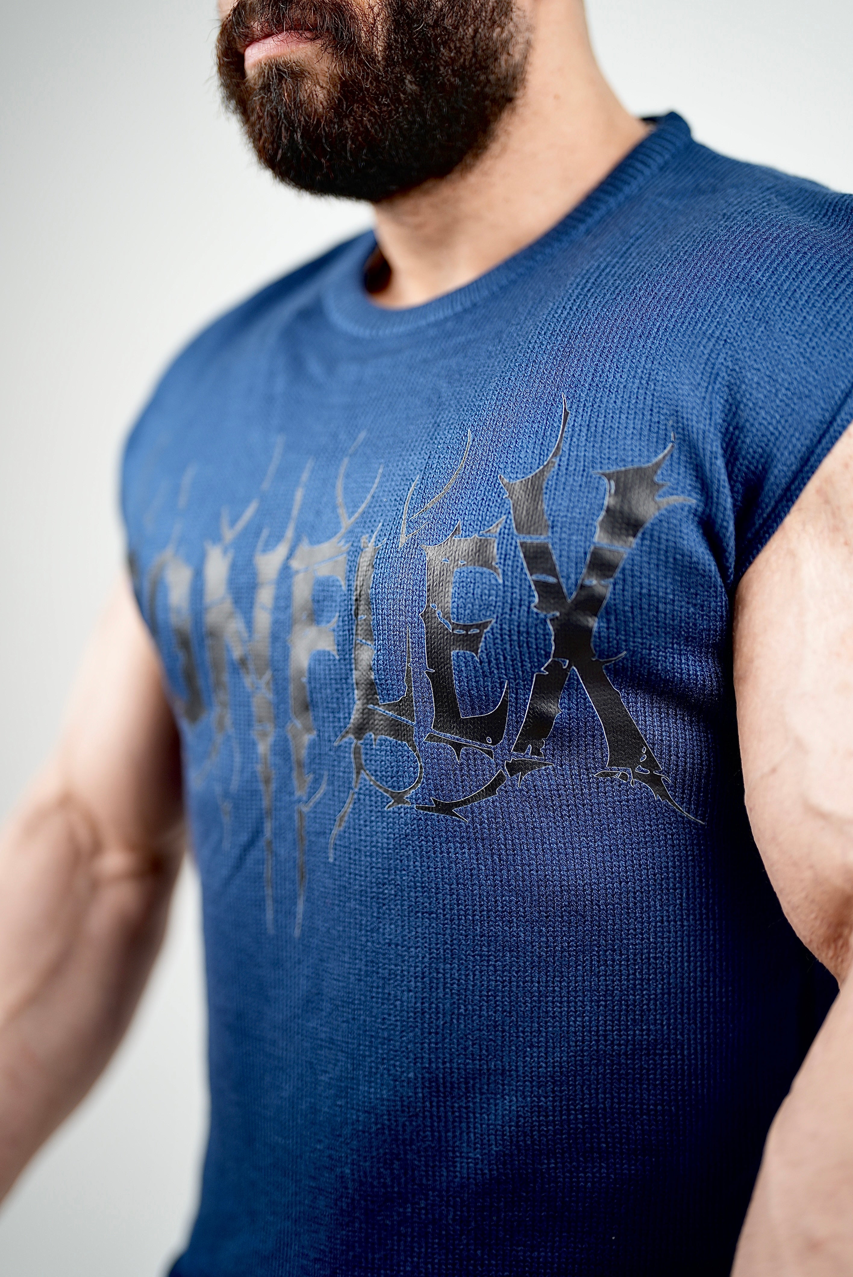 Ironflex knitted oversized tank top