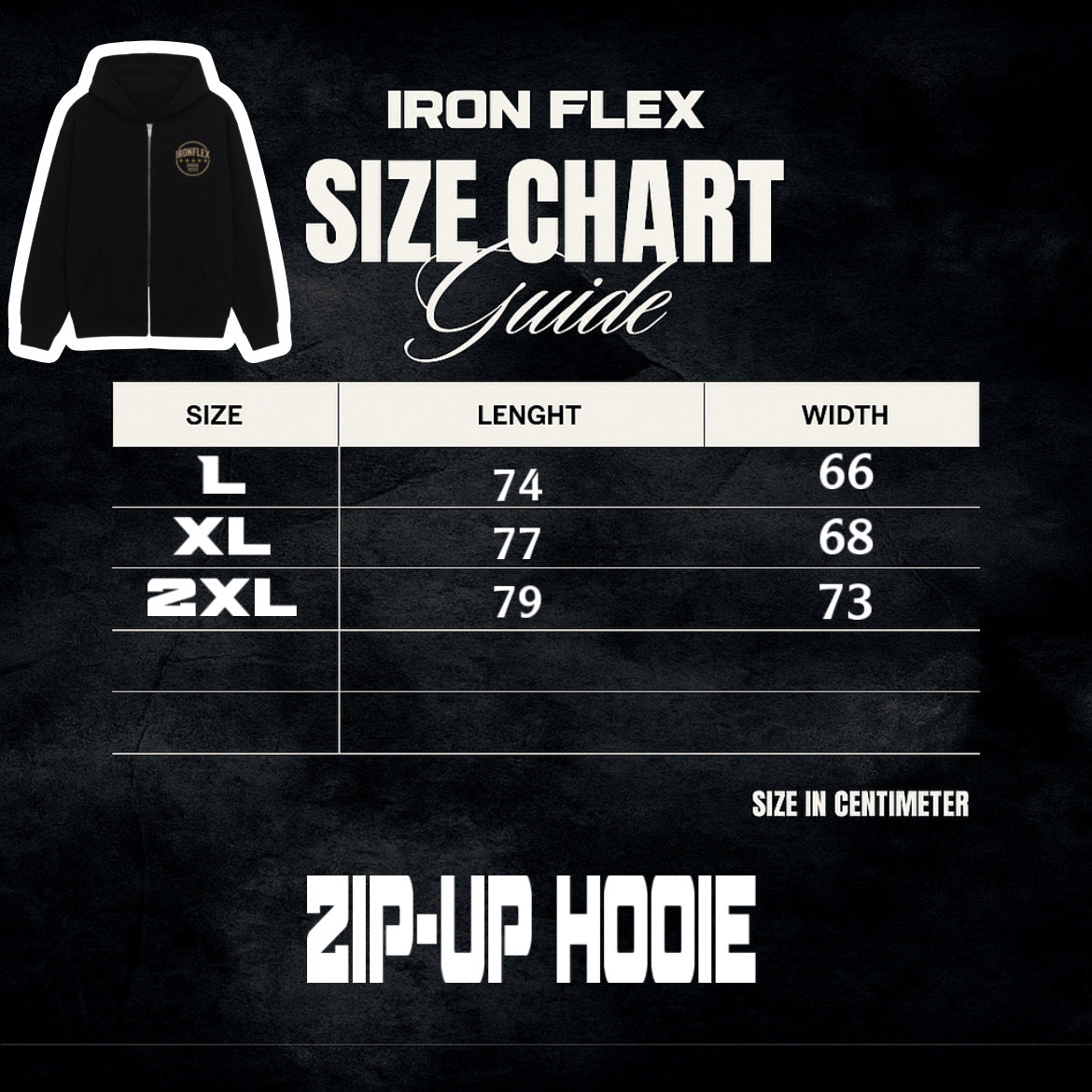 IronFlex Heavyweight Zip-Up Hoodie — Athletic Dept. Edition