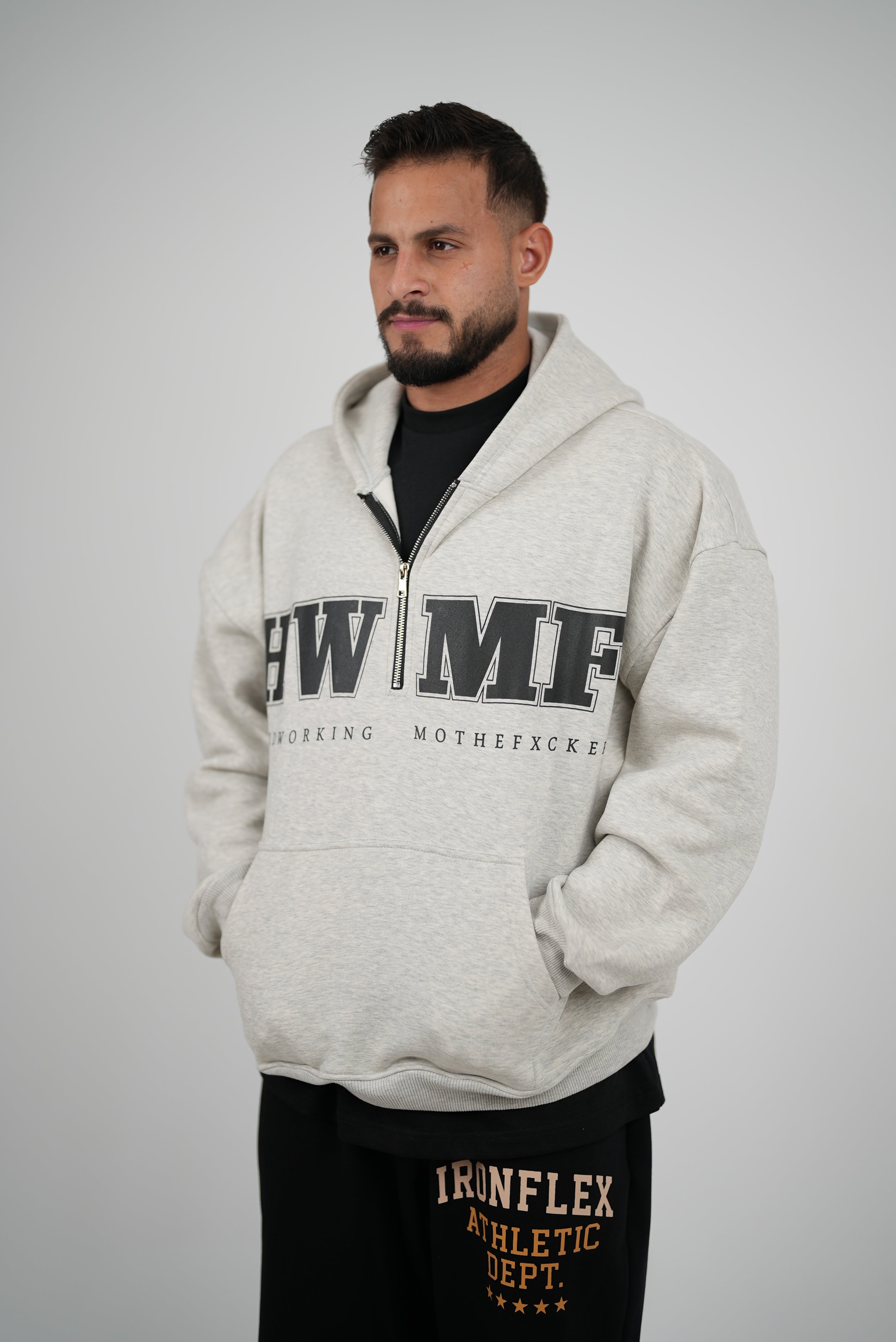 Hardworking Quarter Zipper Hoodie – HWMF Edition