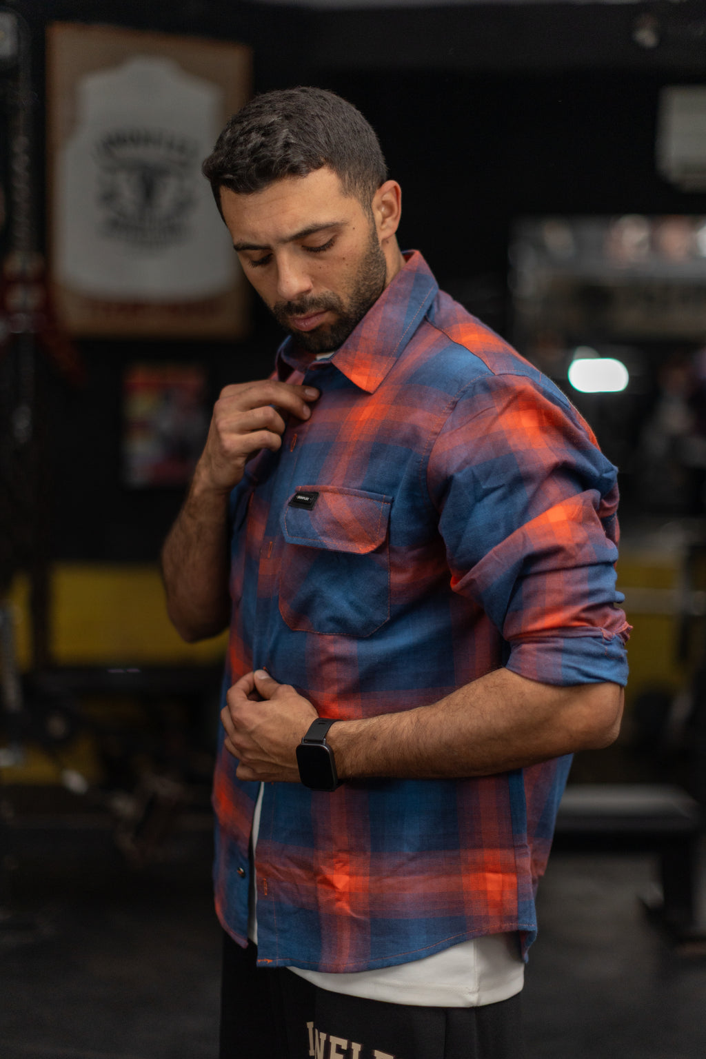 Vintage flame flannel pump cover _ IronFlex®