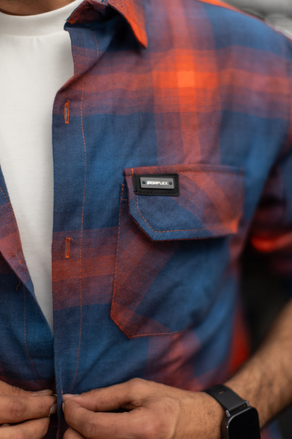 Vintage flame flannel pump cover _ IronFlex®