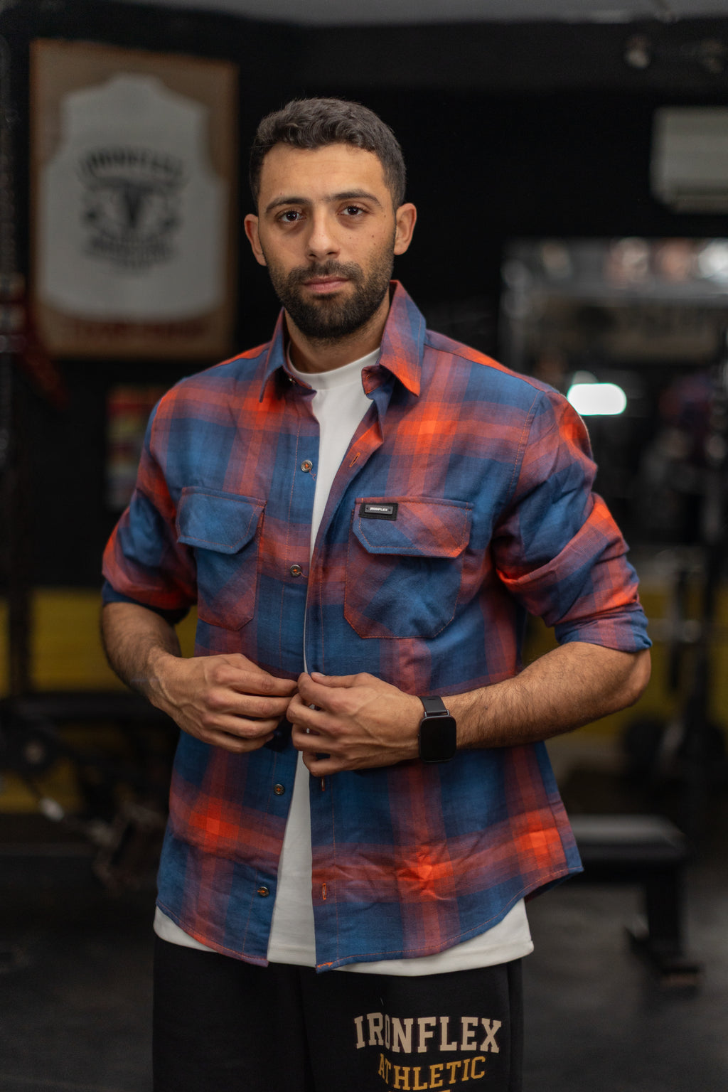 Vintage flame flannel pump cover _ IronFlex®
