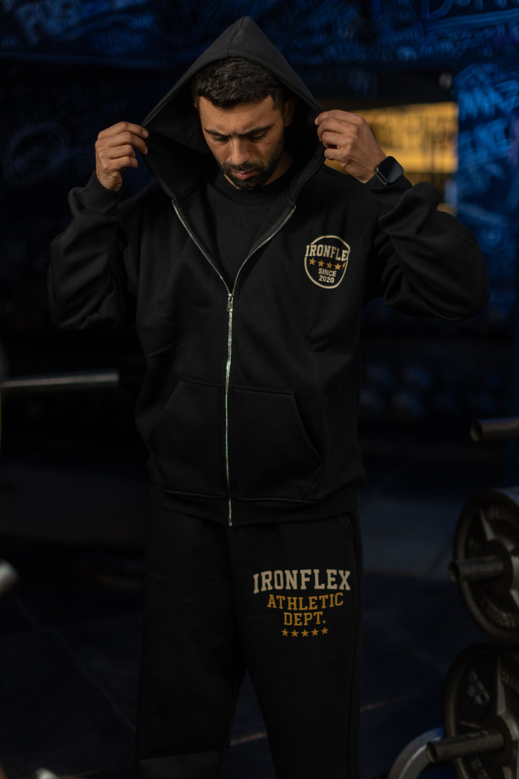 IronFlex Heavyweight Zip-Up Hoodie — Athletic Dept. Edition