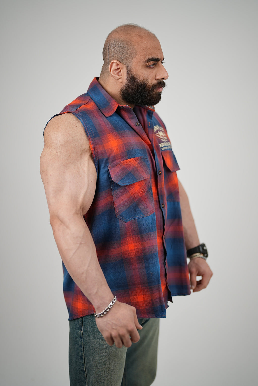 Vintage flame 2.0 Edition sleeveless Flannel