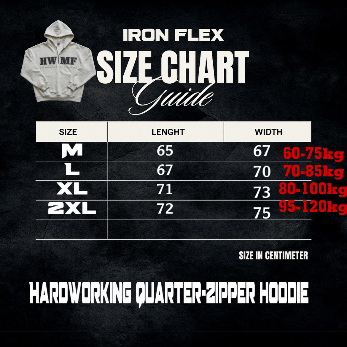 Hardworking Quarter Zipper Hoodie – HWMF Edition