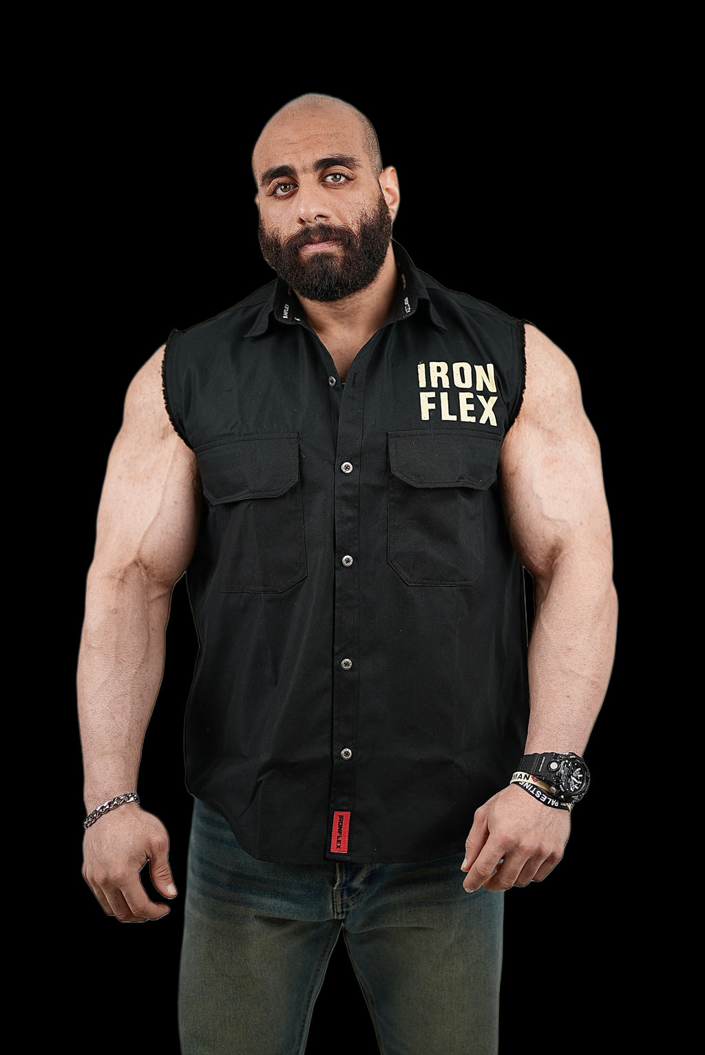 Black Texas Edition Ironflex sleeveless