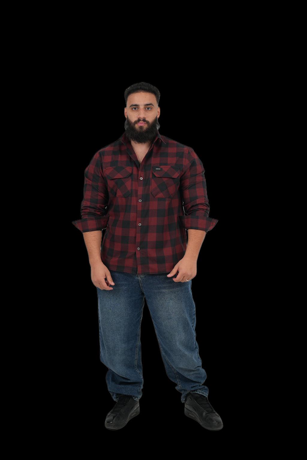lumberjack flannel pump cover_ IronFlex®