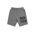 Grey knit shorts
