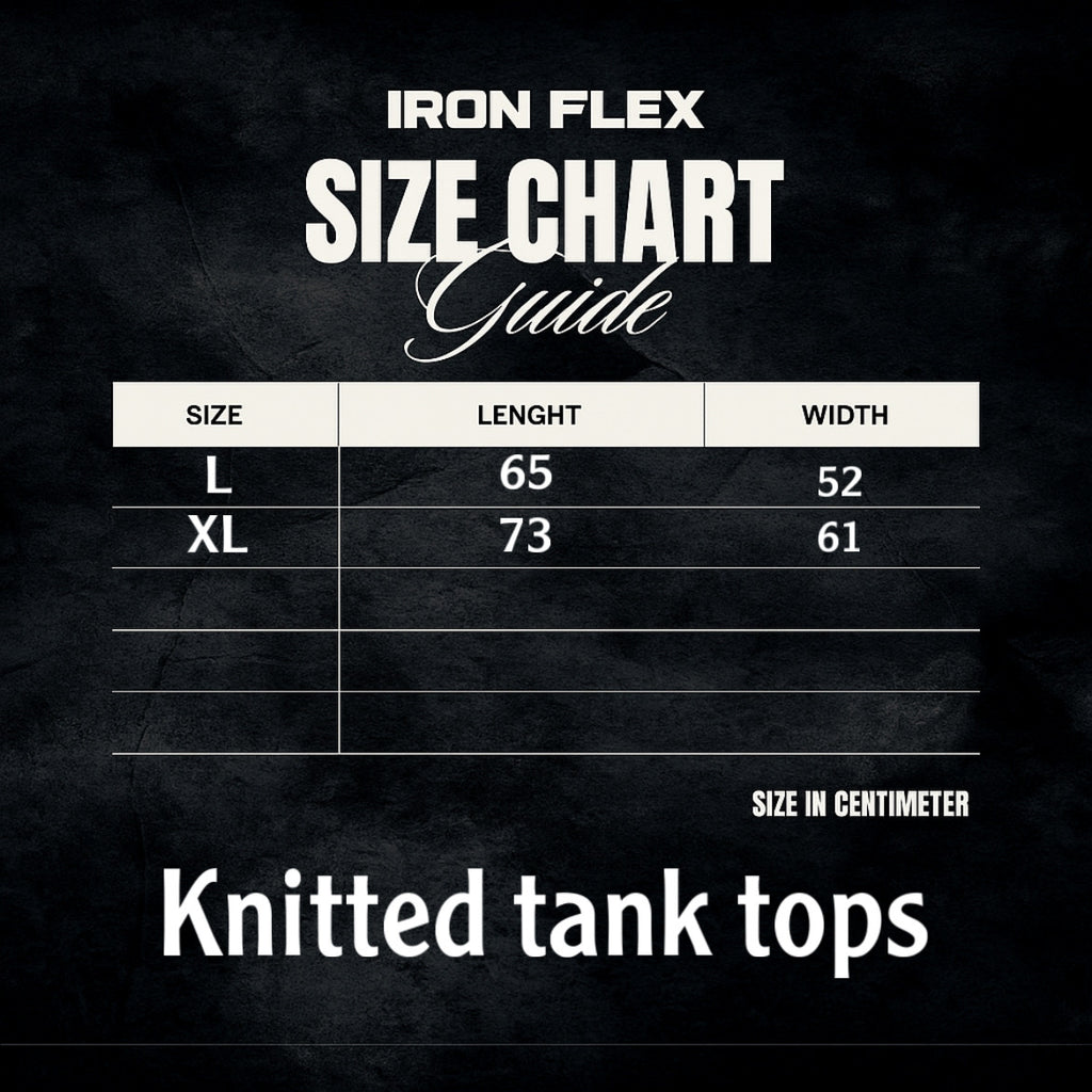 Ironflex knitted oversized tank top