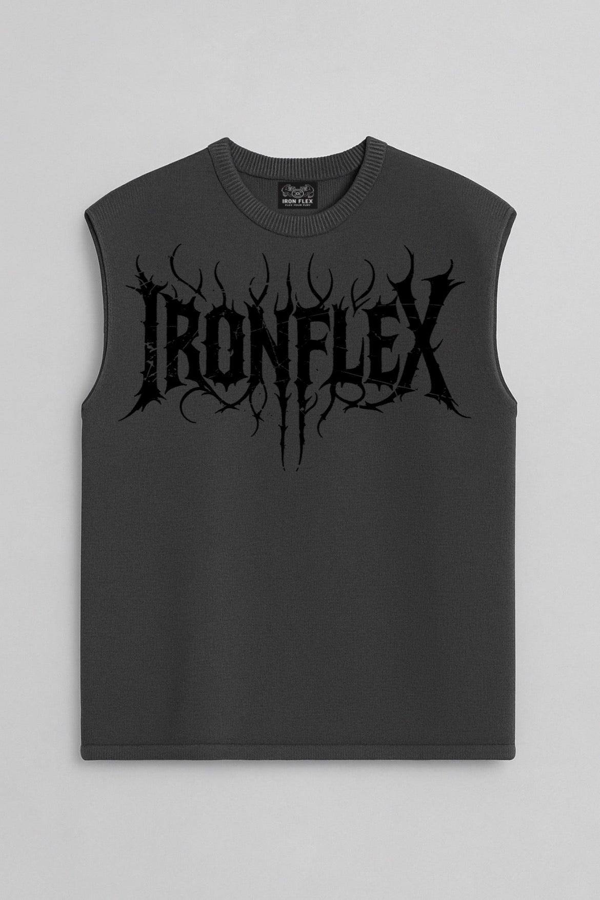 Ironflex knitted oversized tank top