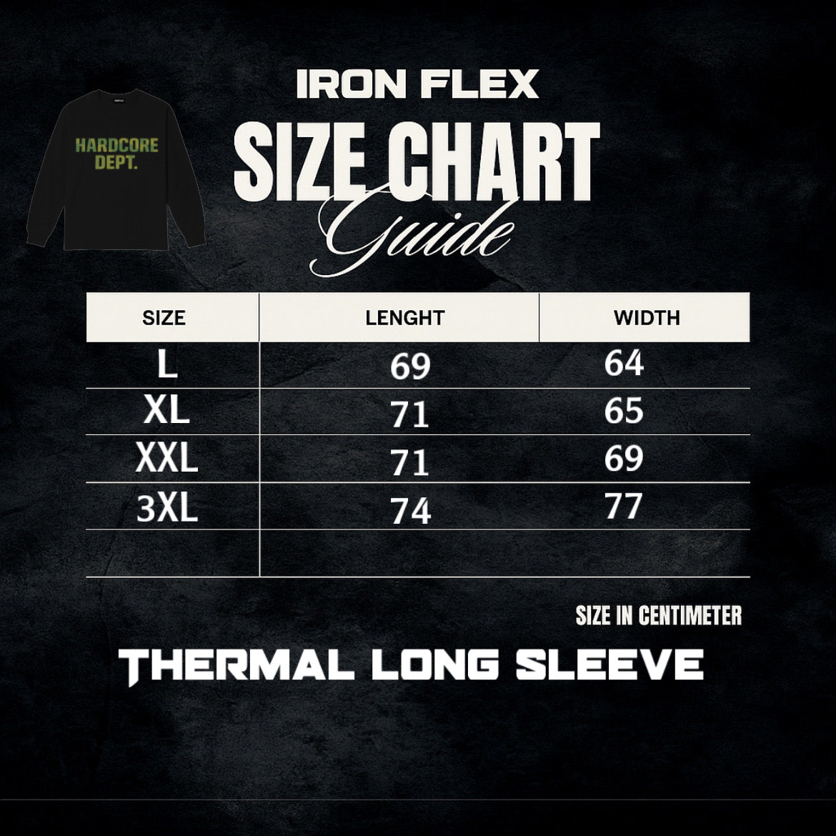 Thermal hardcore dept. long sleeve