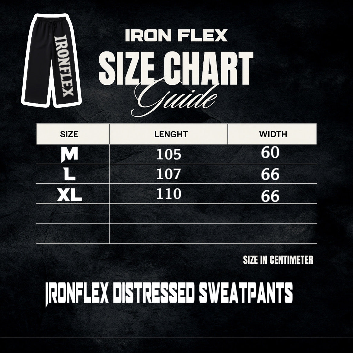 Ironflex distressed Sweatpants